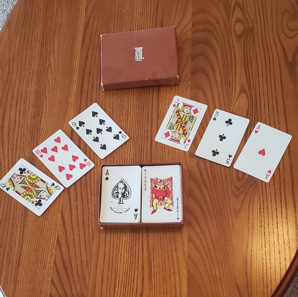 KEM vintage 2-deck set of playing cards - Picture 2 of 6